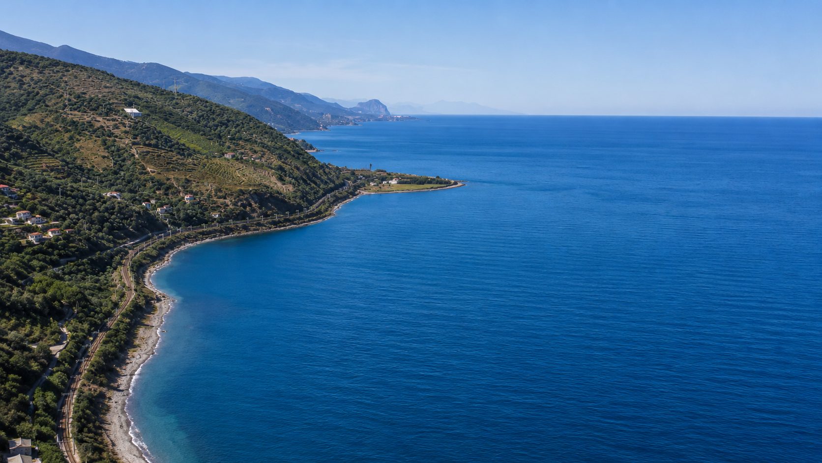 Sea view at Santo Stefano di Camastra, Sicily